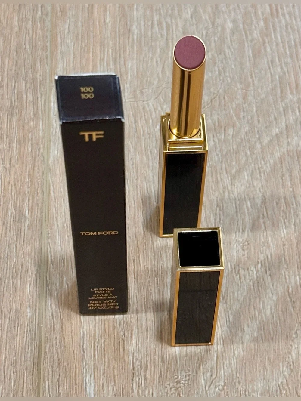 Tom Ford Runway Stylo Matte Lipstick - Color 100 100 Rosy brown